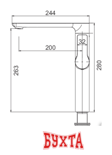 Смеситель Gerhans K14015W