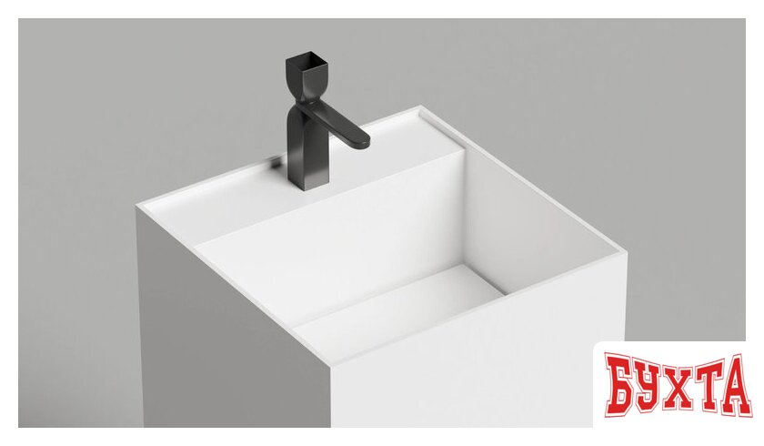 Умывальник Salini Armonia Square Top 01 130511TG (S-Sense, глянцевый)