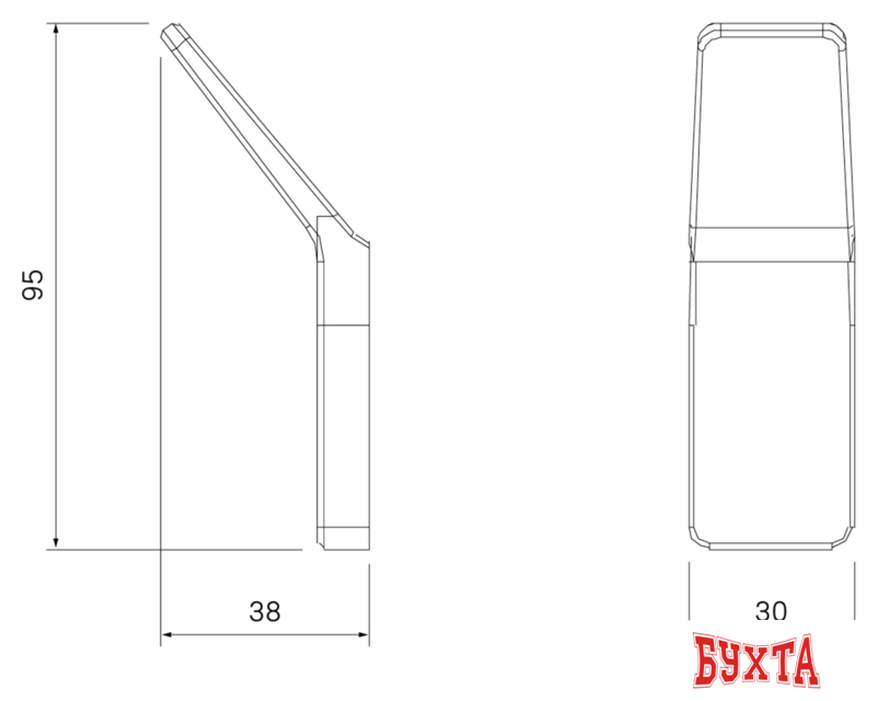 Крючок для ванны IDDIS Slide SLIWT10i41