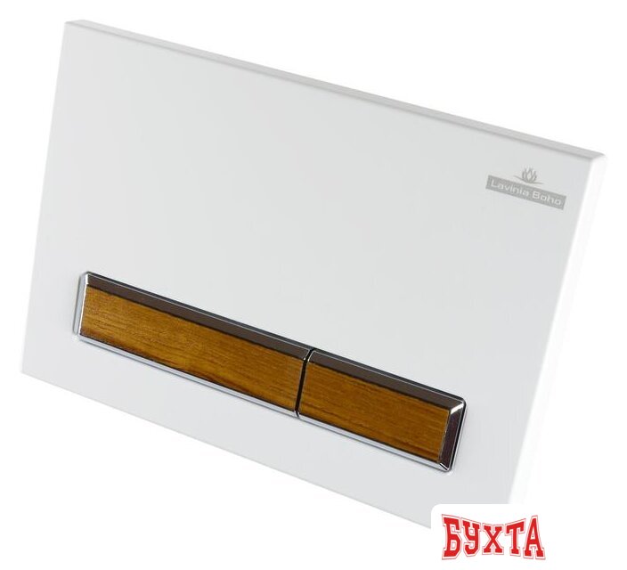 Панель смыва Lavinia Boho Relfix 38050603 (белый/светлое дерево)