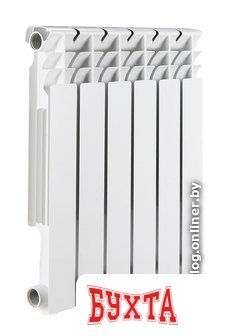 Алюминиевый радиатор Rommer Optima 500 (6 секций) 