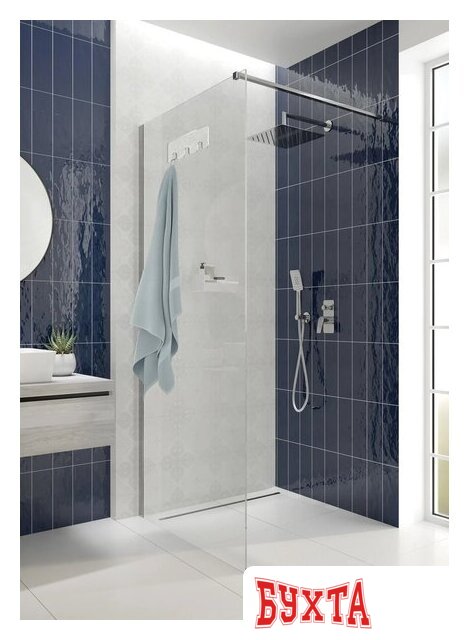 Душевая стенка Deante Mokko Nero Walk-In KQM_030P