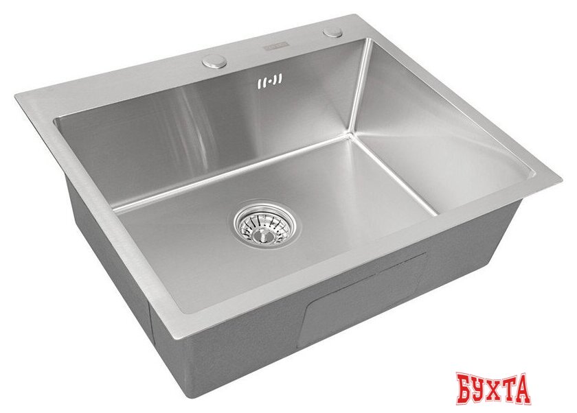Кухонная мойка ARFEKA ECO AR 600*500 + cмеситель ISIS SATIN