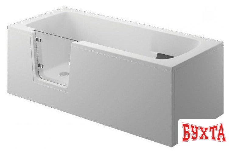 Фронтальный экран под ванну Polimat Vovo 00625 (140x54, белый)