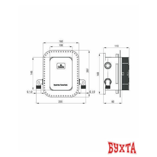 Душевая система  Deante Hiacynt BXYZ0QHM