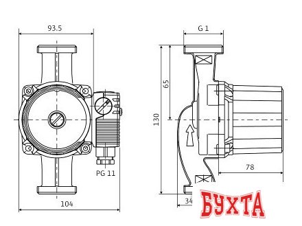 Циркуляционный насос Wilo Star-RS 15/2-130