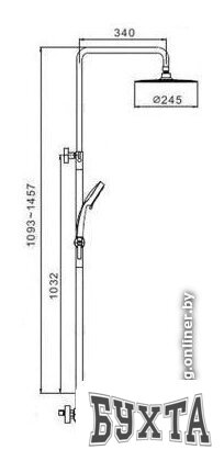 Душевая система  Gappo G2499-30
