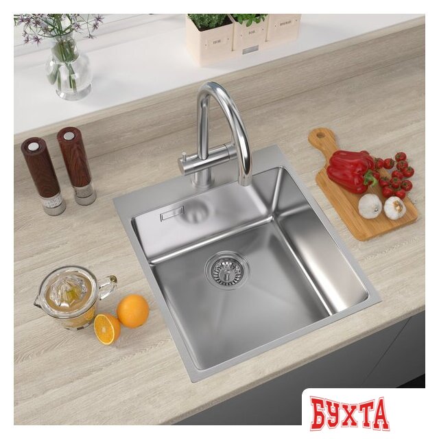 Кухонная мойка Aquasanita Aira AIR 100 X