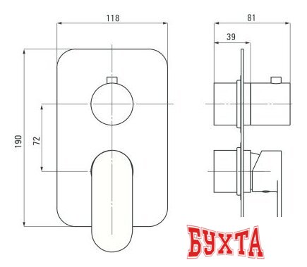 Душевая система  Deante DEANTE_002M