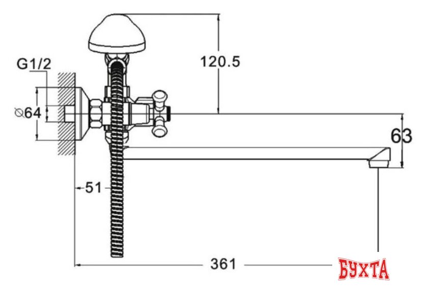 Смеситель Econoce EC0424