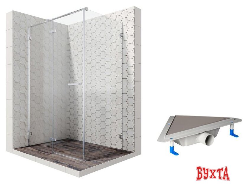 Душевой уголок Ambassador Set 10011103L-ST4