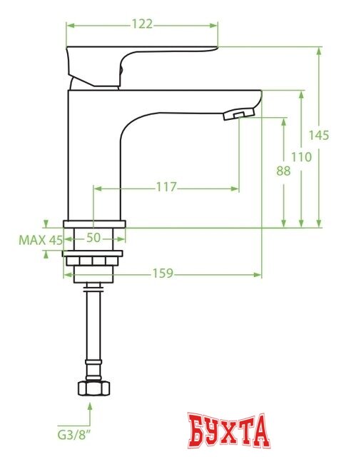 Смеситель Laveo Raila BLL 022D