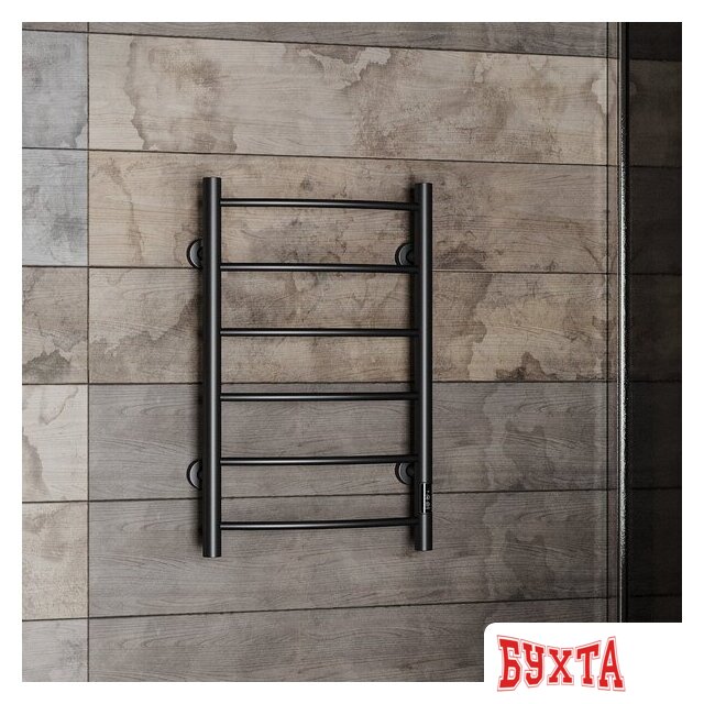 Полотенцесушитель Roxen Santi BK-109AW-6T 11030-4365B (черный)