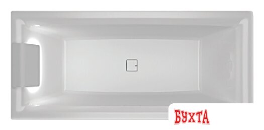 Ванна Riho Still Square Led 180x80 BR0100500K00131 (левая, без ножек)