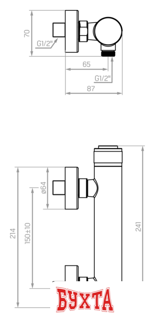 Смеситель Laveo Volumo BAV 040D