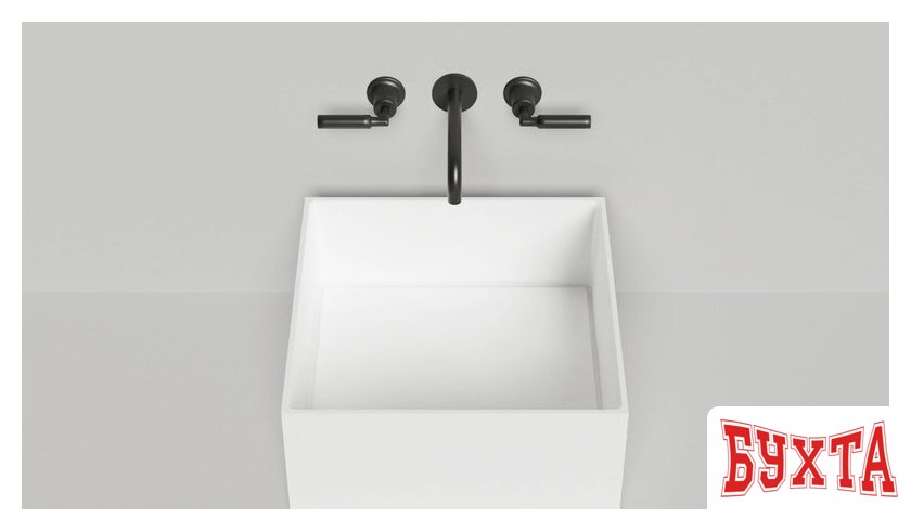 Умывальник Salini Armonia Square 02 130512G (S-Sense, глянцевый)