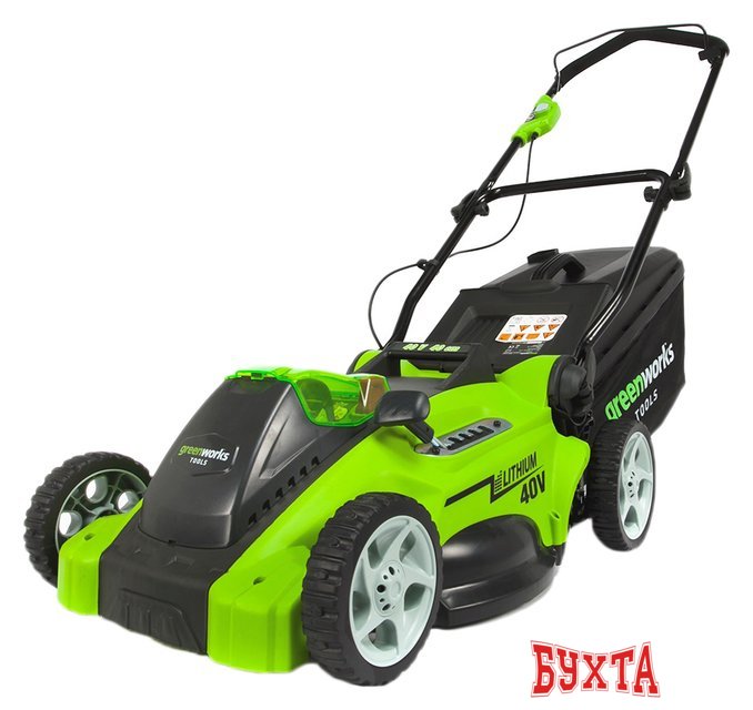 Газонокосилка Greenworks G40LM41K4 (с АКБ 4 Ah)