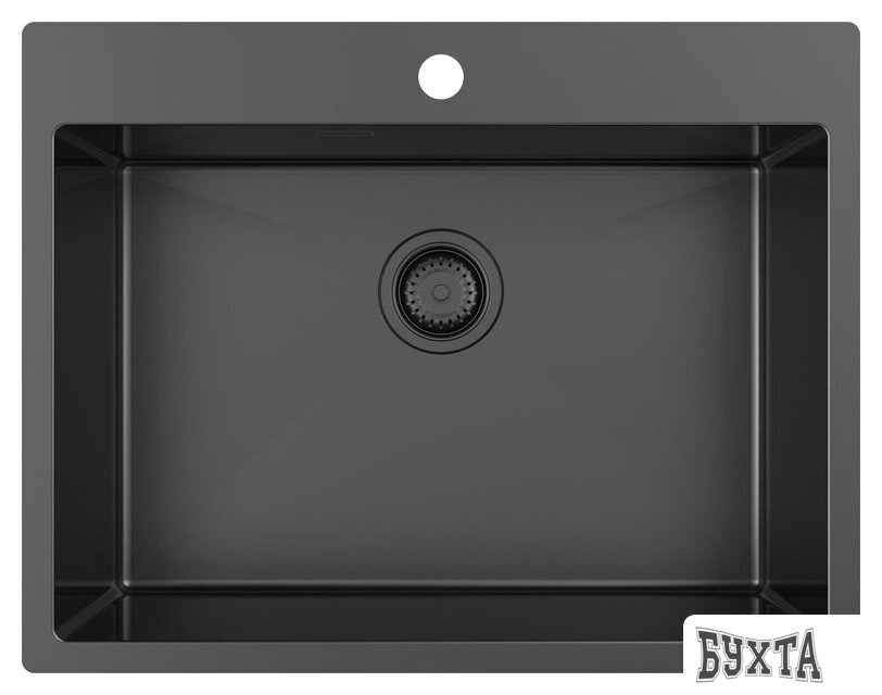 Кухонная мойка ZorG ZRN 5065 Premium + cмеситель Argos Premium PVD Gunblack