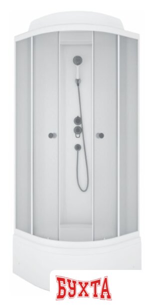 Душевая кабина Метакам Classic V3 80x80x225 (прозрачное стекло)
