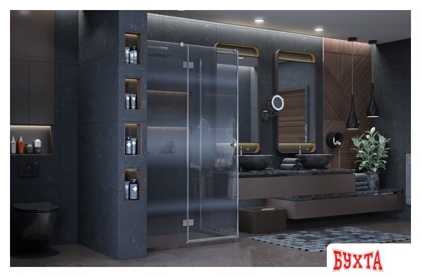 Душевой уголок Ambassador Set 12011104L-ST3