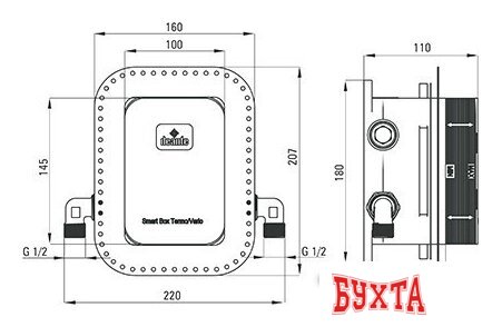 Душевая система  Deante BXYSX44T-1