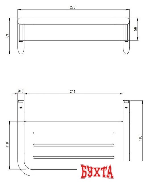 Мебель для ванных комнат Deante Silia Bronze ADI C551