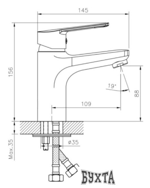 Смеситель Decoroom DR22011