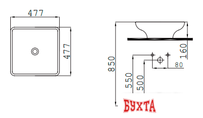 Умывальник iDevit Nova Kare 0101-2486