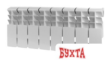 Алюминиевый радиатор Rommer Plus 200 (6 секций) 