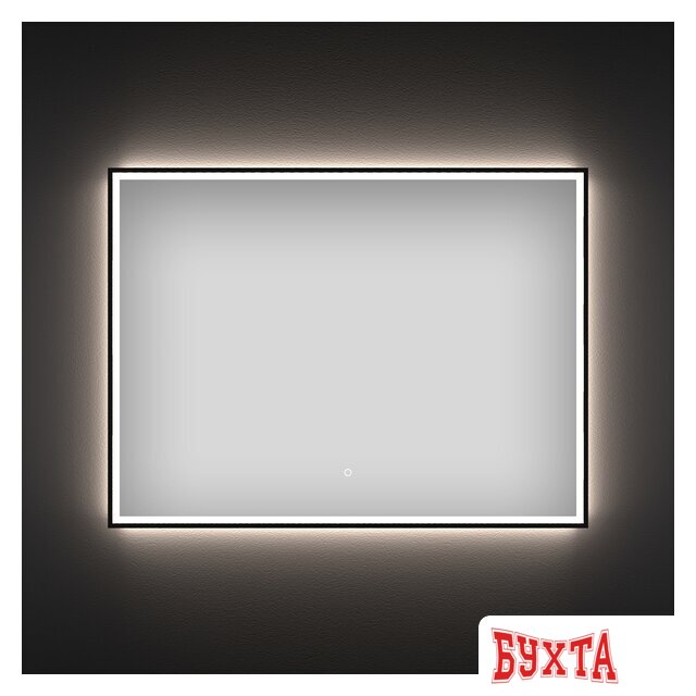 Мебель для ванных комнат Wellsee Зеркало с фронтальной LED-подсветкой 7 Rays' Spectrum 172201310, 85 х 70 см (с сенсором и регулировкой яркости освещения)