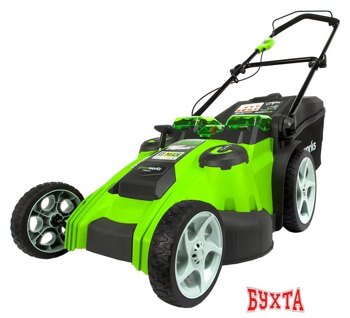 Газонокосилка Greenworks G40LM49DBK4 (с 1-м АКБ 4 Ah)