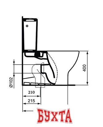 Унитаз Ideal Standard Tesi [T008201]