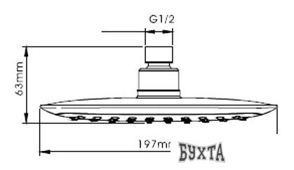 Верхний душ Ledeme M28