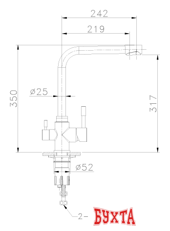 Смеситель Lemark EXPERT LM5060S