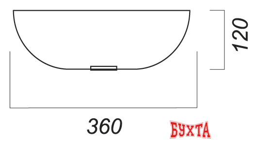 Умывальник Sanita Luxe Infinity 60 INFSLWB01