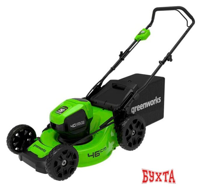 Газонокосилка Greenworks GD40LM46HPK4 2514407UB (с 1-им АКБ 4 Ач)