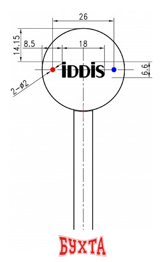 Смеситель IDDIS 003BLR0i08