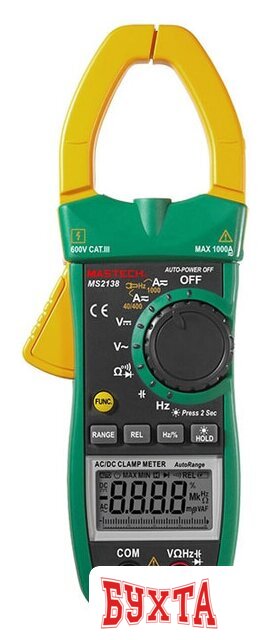Токовые клещи Mastech MS2138