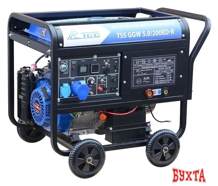 Бензиновый генератор ТСС GGW 5.0/200ED-R