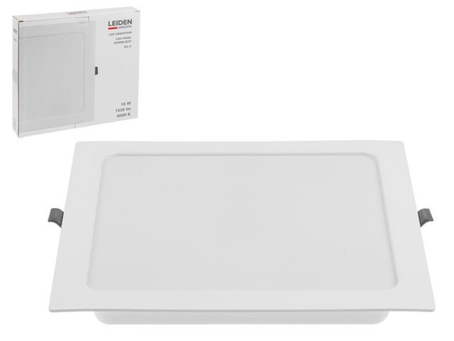 Светильник светодиодный встраиваемый квадрат 18 Вт 4000К, IP44 RS-S LEIDEN ELECTRIC, арт.807008 (Китай)