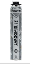 Монтажная пена LARGOMIX PREMIUM 70L пистолетная всесезонная 900мл (1050гр) 4607134272493, арт.LRX005, РОССИЯ