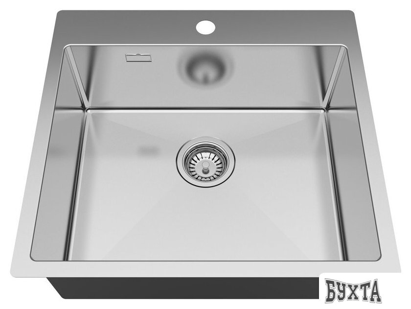 Кухонная мойка Aquasanita AIR 100 N + cмеситель AquaSanita 7003 002 steel