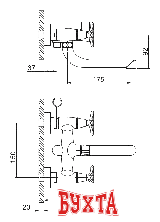 Смеситель Gappo G3251