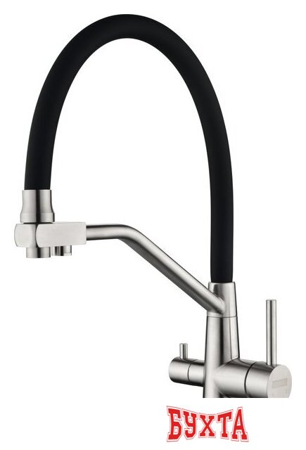 Кухонная мойка ARFEKA ECO AR 550*450 + cмеситель JAPETO SATIN