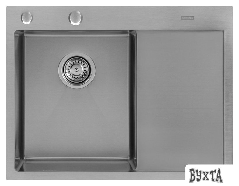 Кухонная мойка ARFEKA ECO AR 650*500 L SATIN