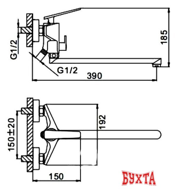 Смеситель FRAP H58 F2258