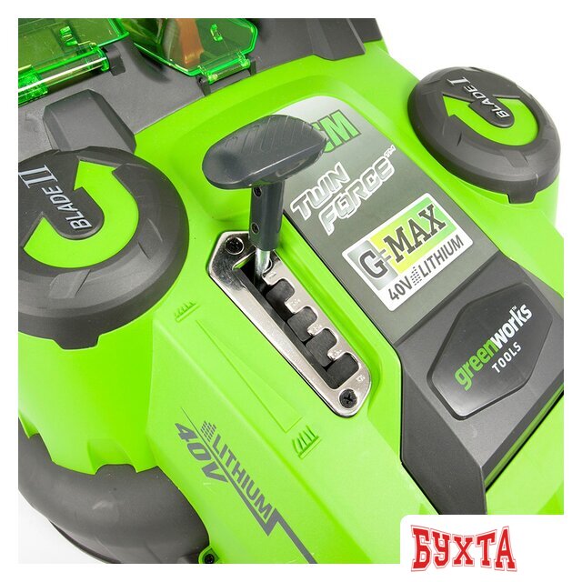 Газонокосилка Greenworks G40LM49DBK4 (с 1-м АКБ 4 Ah)