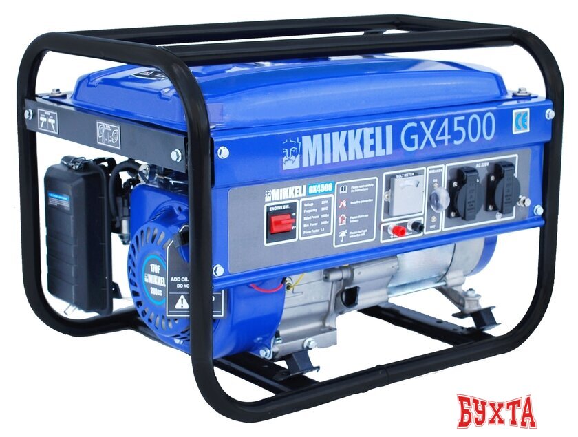 Бензиновый генератор Mikkeli GX4500