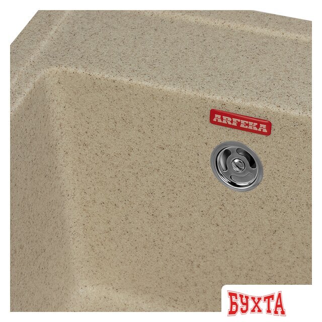 Кухонная мойка ARFEKA Quadro бежевый