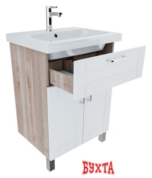 Мебель для ванных комнат IDDIS Тумба New Sena 60 NSE60W2i95 с умывальником 0146000i28